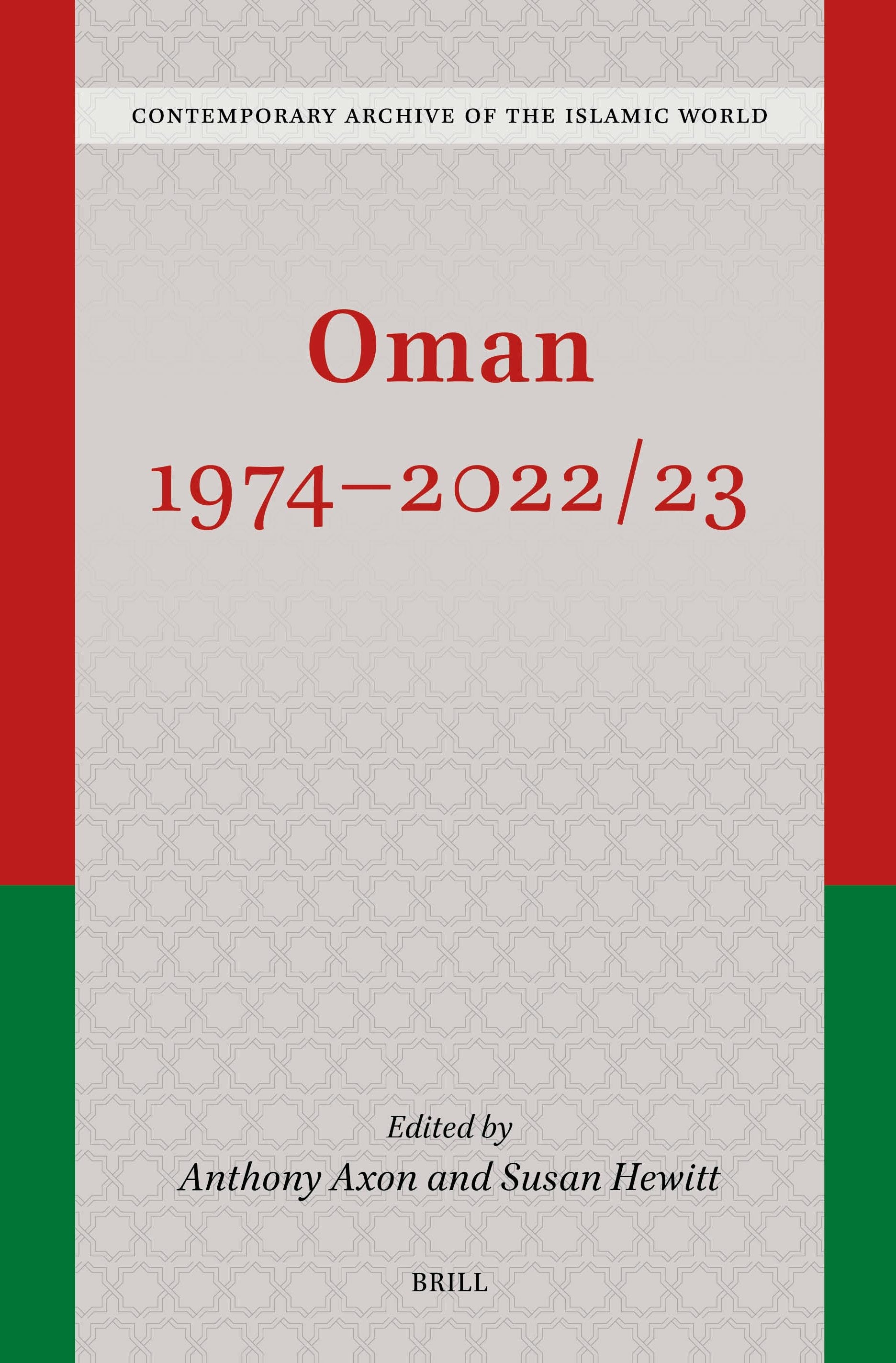 Book cover image for Oman 1974 - 2022/23 ISBN: 9789004742604